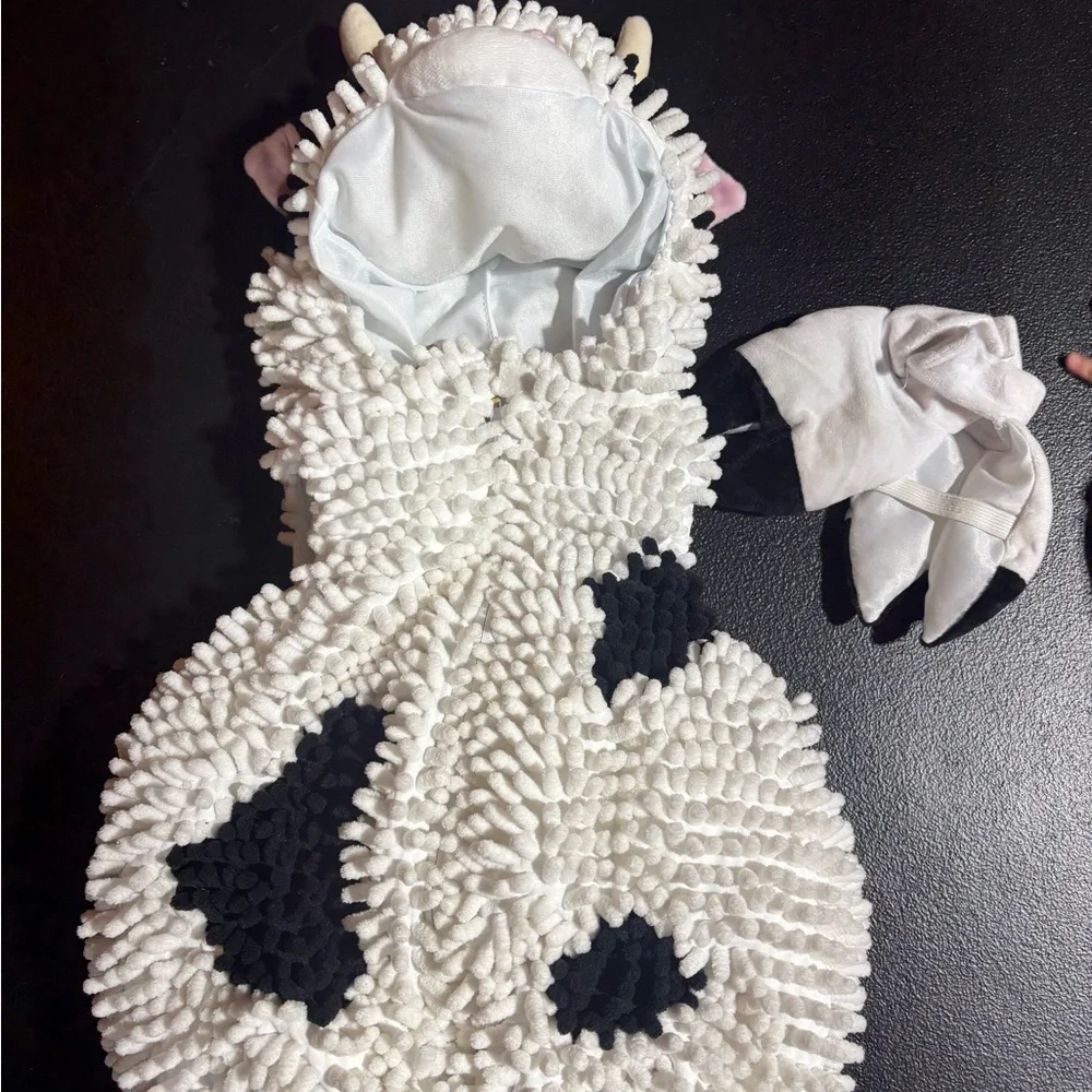 Adorable Cow Costume with Hat